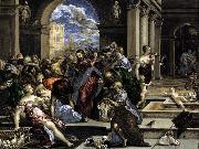 El Greco The Purification of the Temple painting
